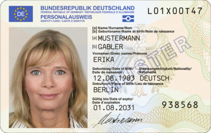 German ID Card for Sale Online